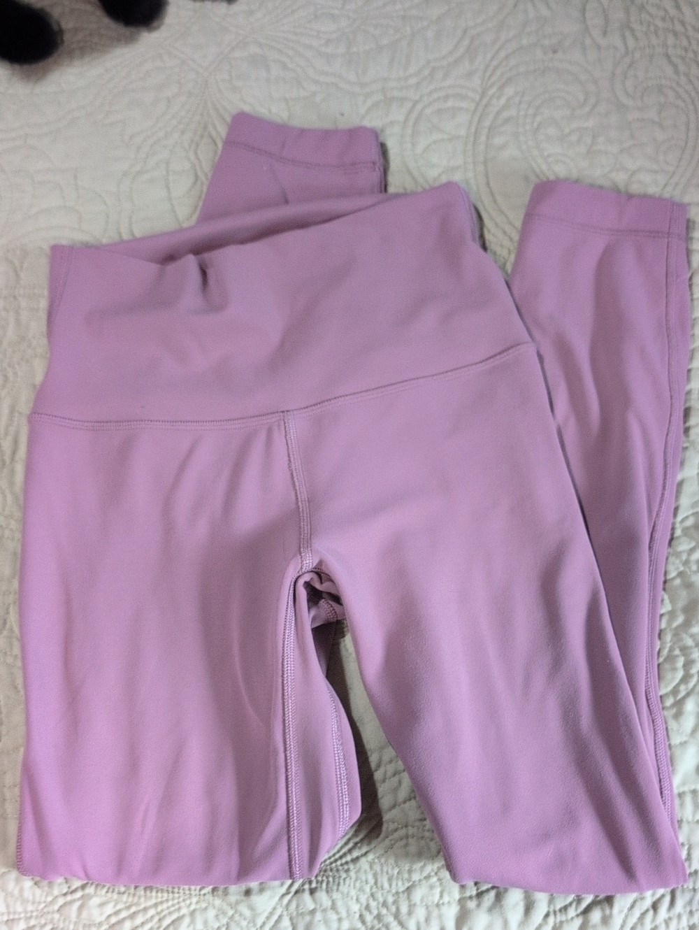 Lilac High-Waisted Workout Leggings